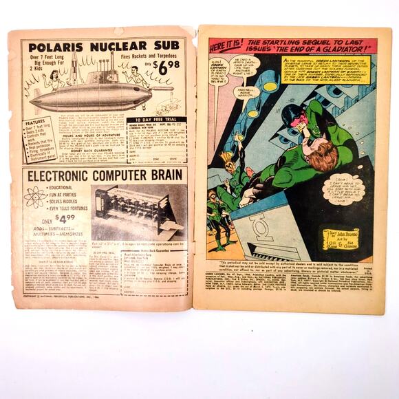 Green Lantern Vol 2 #47 DC Comics 1966 GD Silver Age Comic Book Vintage - Picture 2 of 5